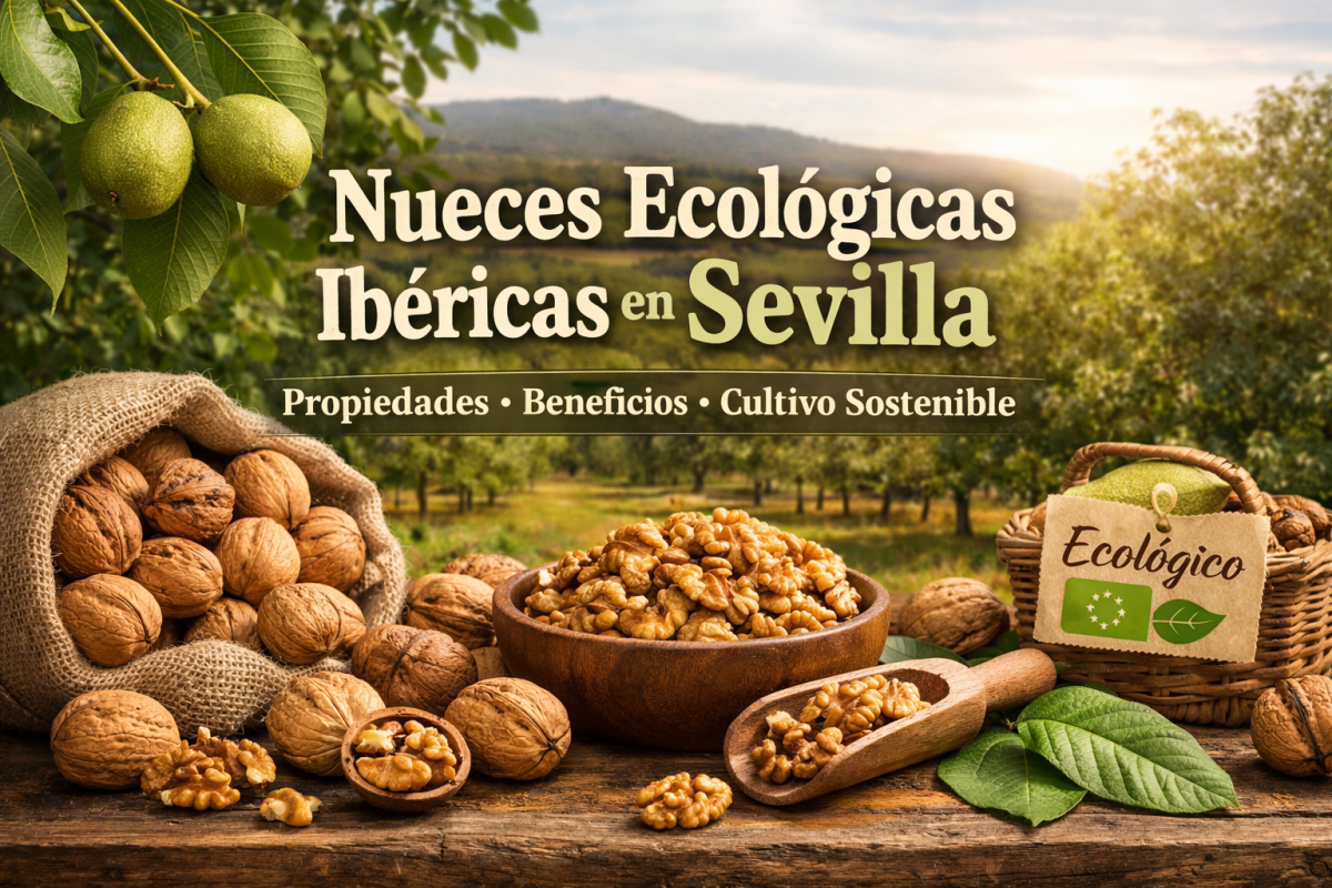Nueces ecológicas ibéricas en Sevilla- propiedades, beneficios y cultivo sostenible